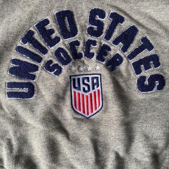 New Era United States Soccer Pullover Hoodie Sweatshirt - Mens Large - Picture 2 of 2